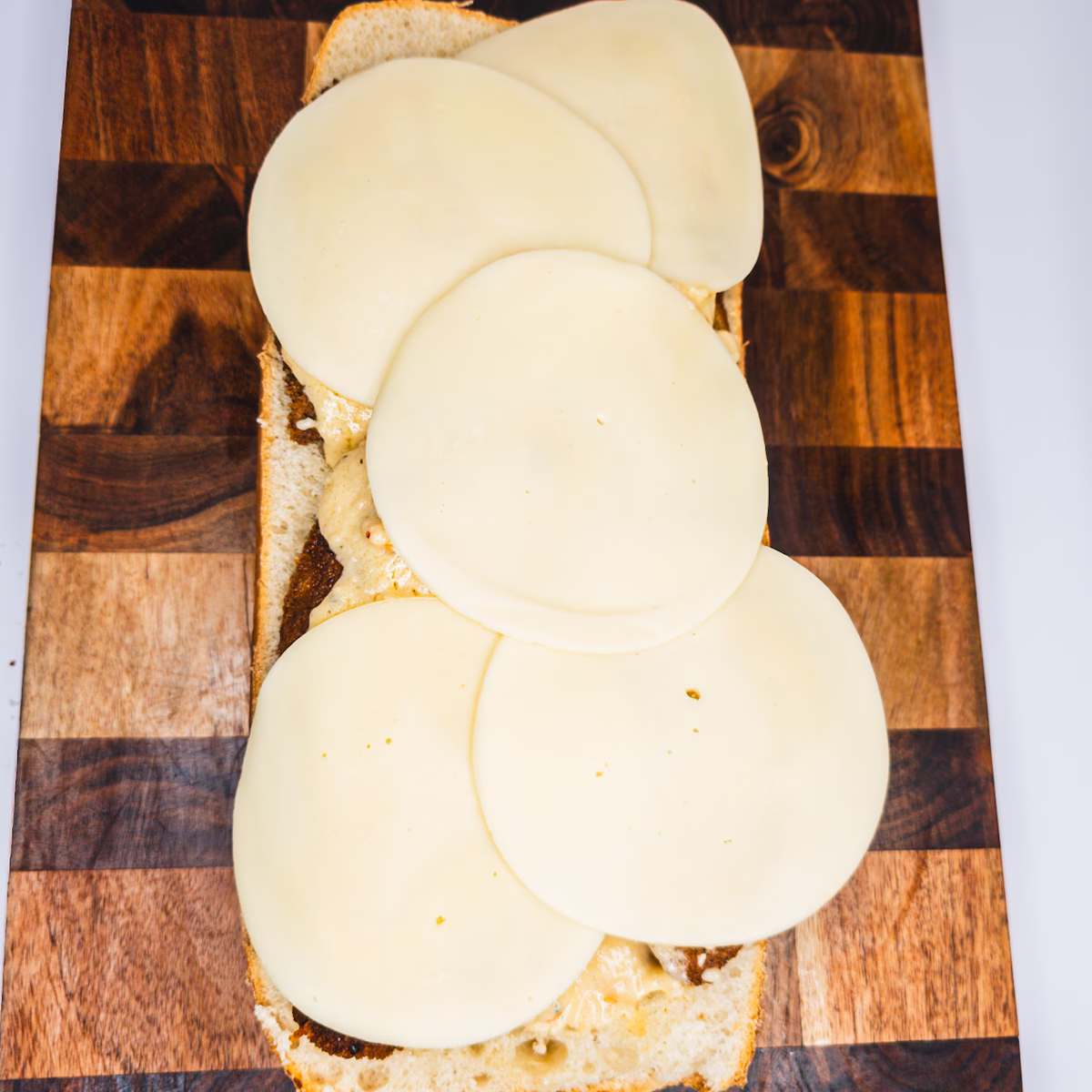 Broil the cheese