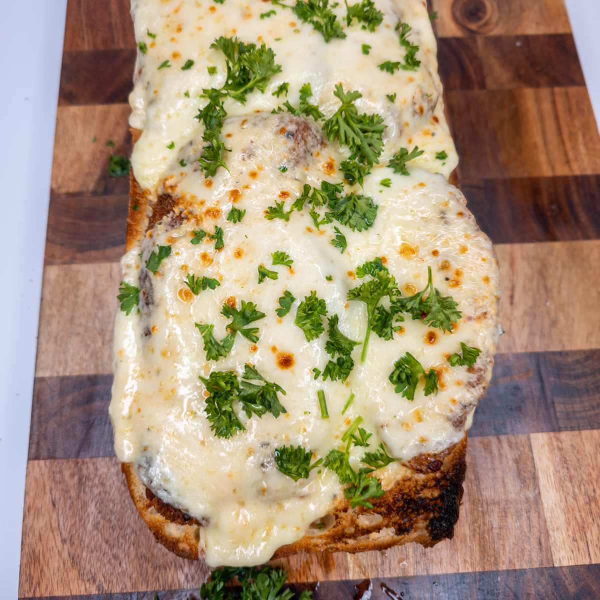 Chicken Alfredo Bread Boat