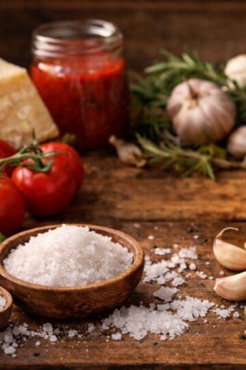 Salt, Tomato, Cheese and Italian seasoning techniques
