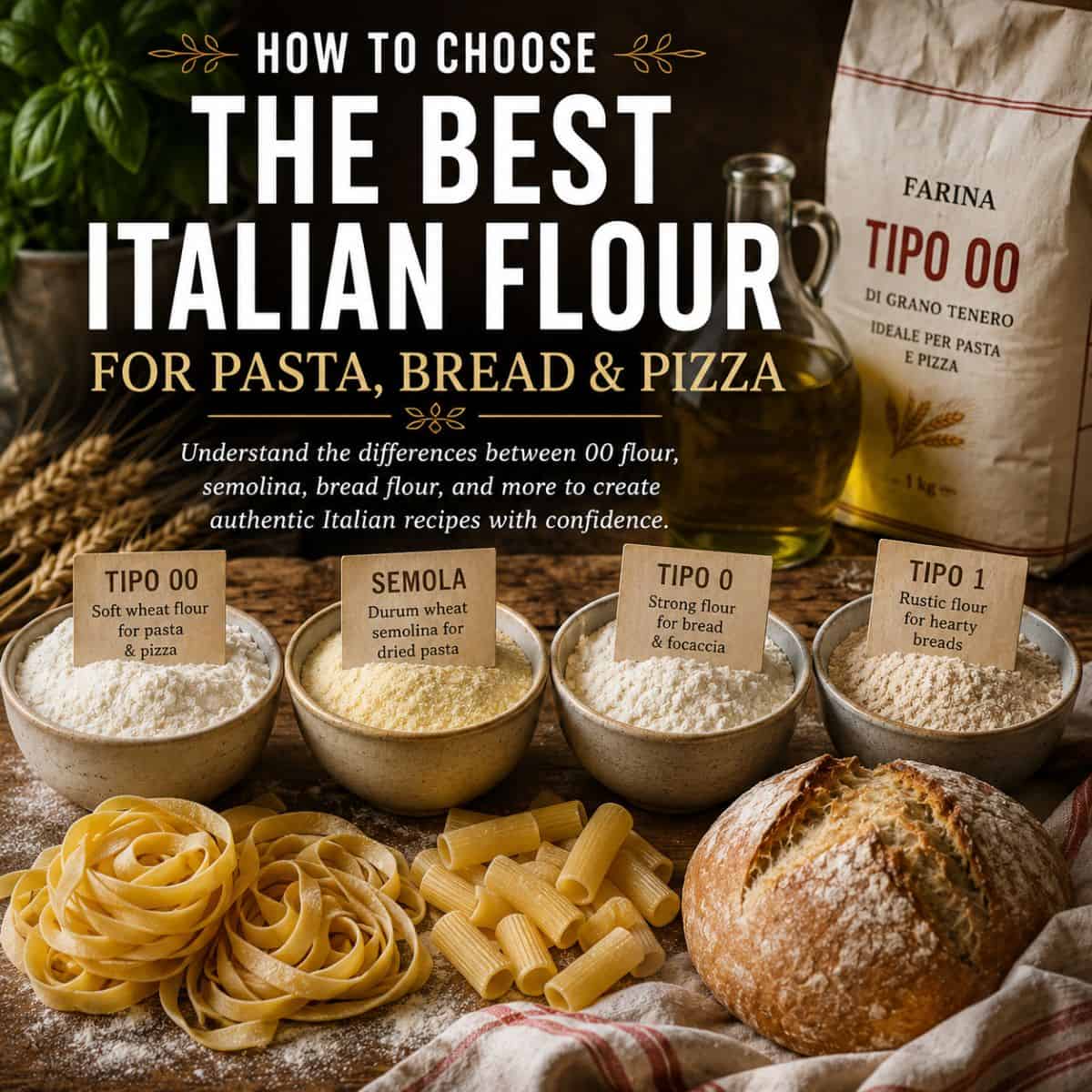 How to Choose the Best Italian Flour for Pasta, Bread & Pizza