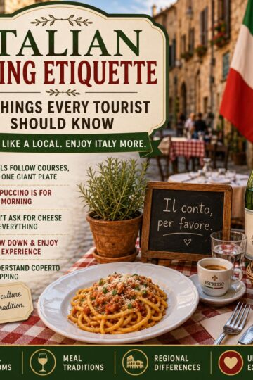 Italian Dining Etiquette: 15 Things Every Tourist Should Know