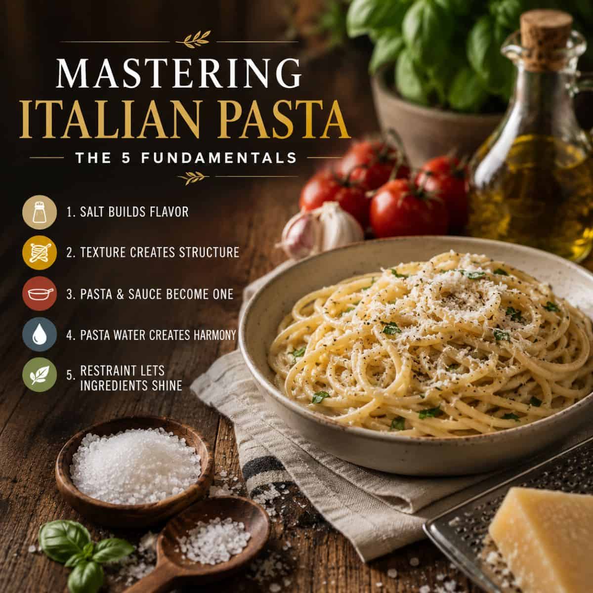 Mastering Italian Pasta and the 5 fundamentals