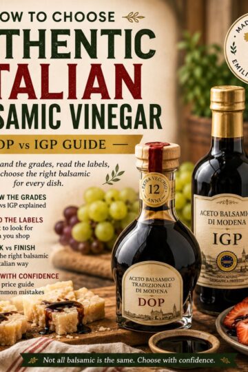 authentic italian balsamic vinegar guide by Italian cooking ideas